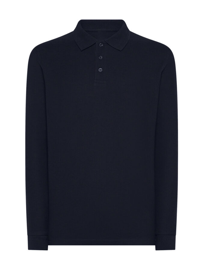 Polo unisex manica lunga 180 pique’