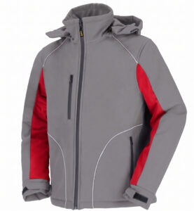 Softshell Race Imbottito Personalizzabile — Grigio